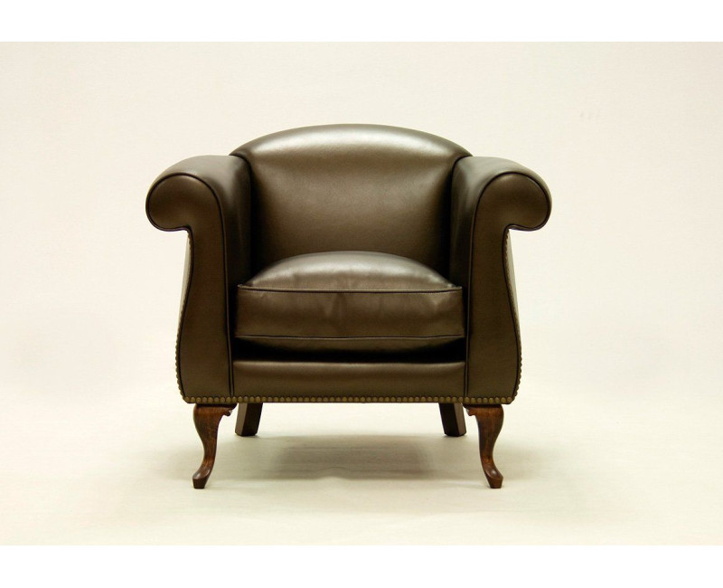 Sofá y sillón Valladolid en piel natural | Sofá y sillón de cuero