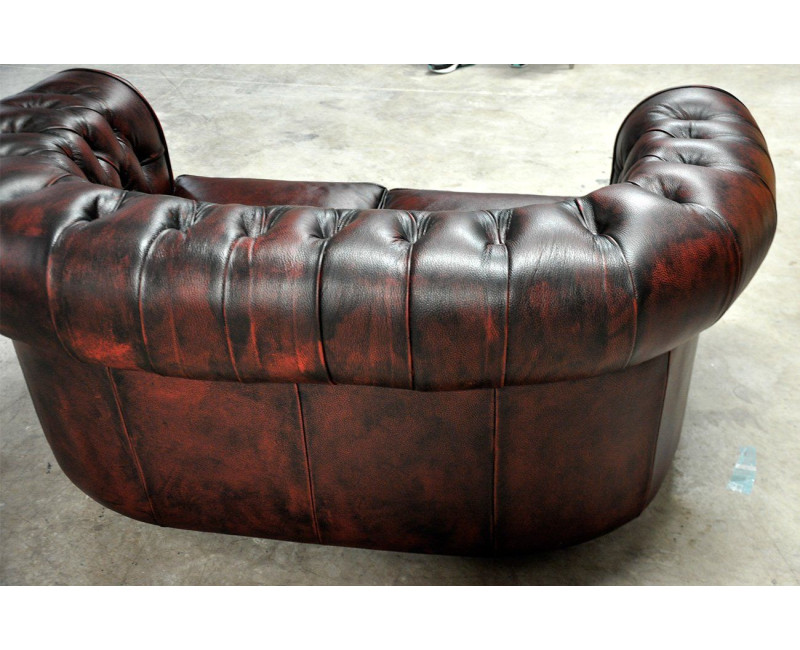 Sofá chester original en piel | Sofá chesterfield inglés | SofaHogar
