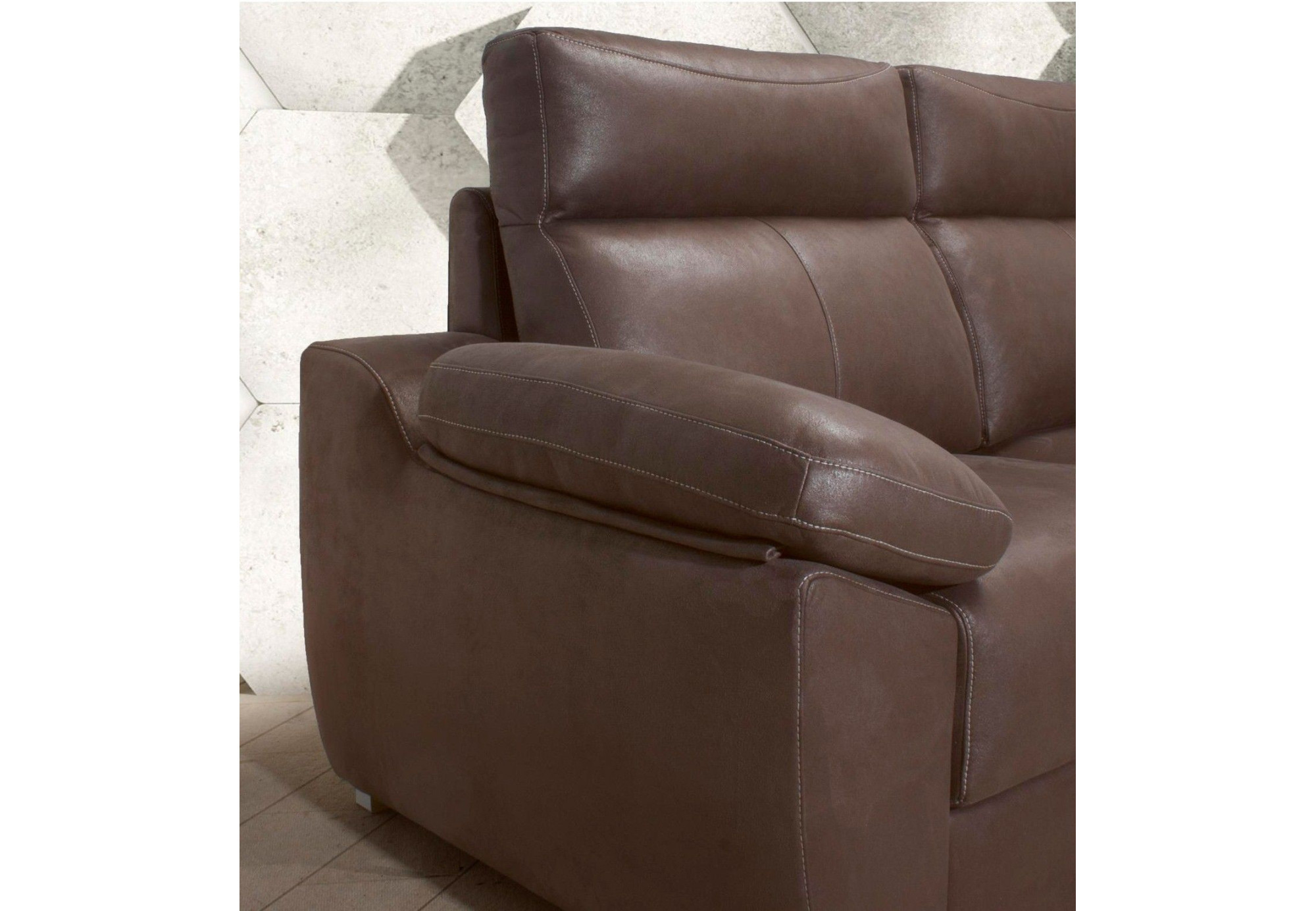 Sofá relax de piel natural auténtica NESTOR | Comprar sofá de piel