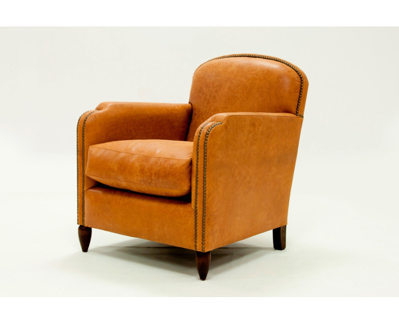 Sillón piel natural auténtica BUREAU | Comprar sofás online
