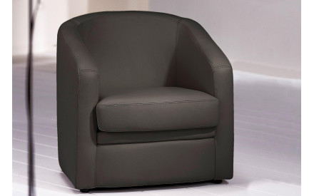 Butaca auxiliar en piel natural FRIDA | Sillón de piel | Sofahogar