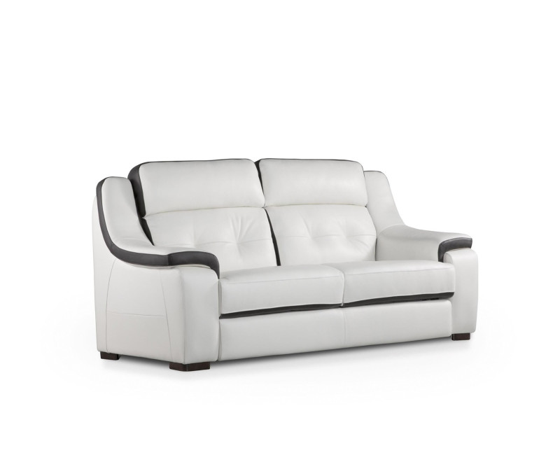 Sofá Cama Moderna Plegable Italiana en Piel Natural Modelo NUTRICIO