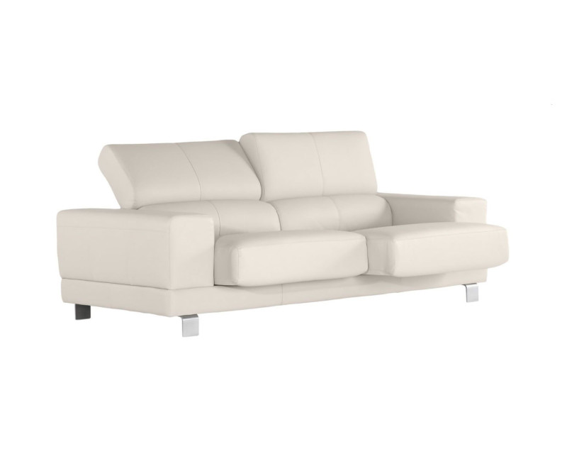 Chaise Longue de Piel de Vaca Natural Oklahoma | Chaiselongue de Piel