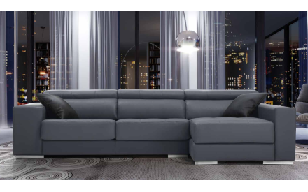 Chaiselongue con puffs y asientos deslizantes Mustang | Sofahogar 2