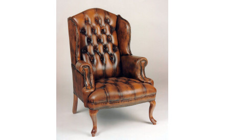 Sillón Piel inglés Arundel | Sillón de piel hecho en España Sofahogar