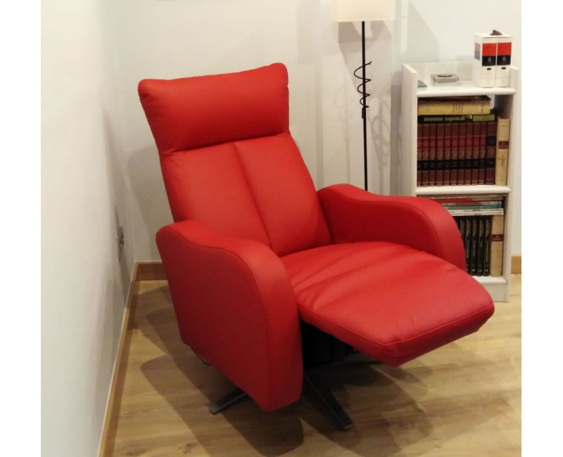 Sillón relax eléctrico Lugones | Sofás de piel | SofaHogar