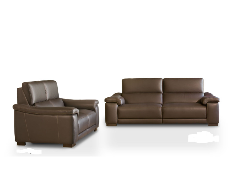 Sofá de piel MONTPELIER | Sofá de estilo contemporáneo | Sofahogar