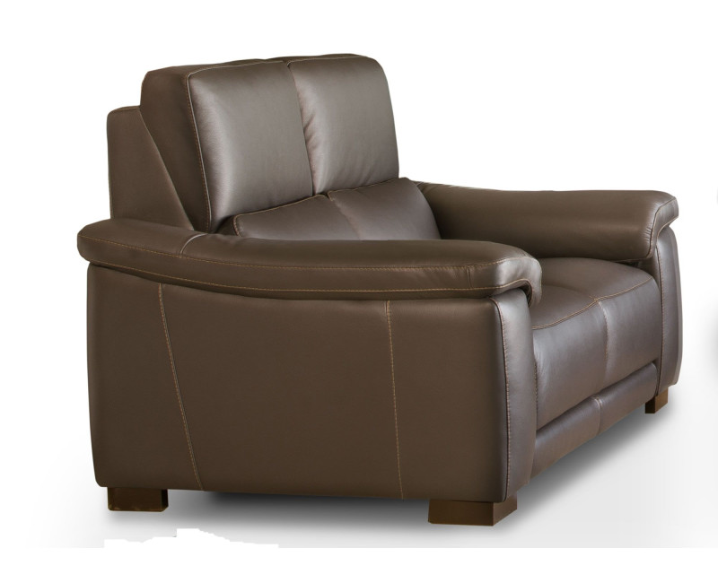 Sofá de piel MONTPELIER | Sofá de estilo contemporáneo | Sofahogar