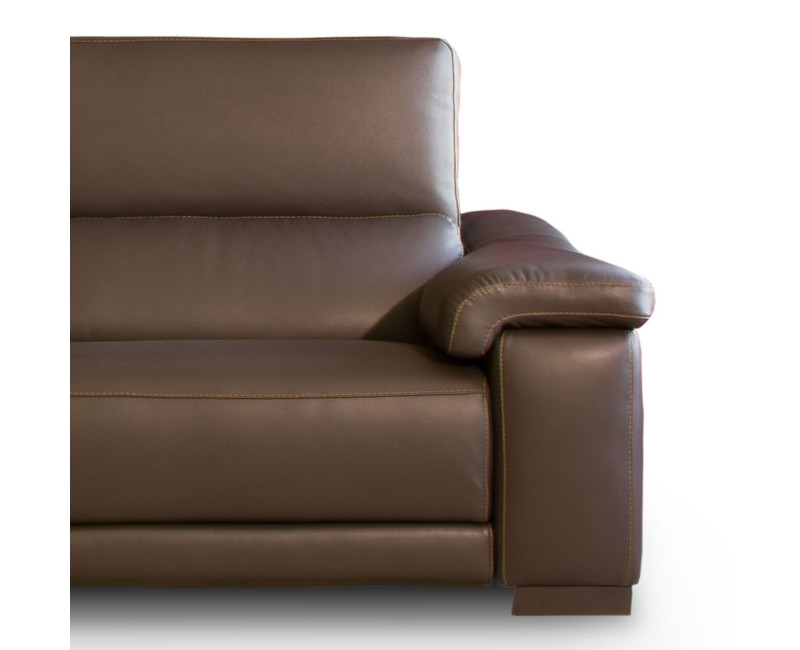 Sofá de piel MONTPELIER | Sofá de estilo contemporáneo | Sofahogar