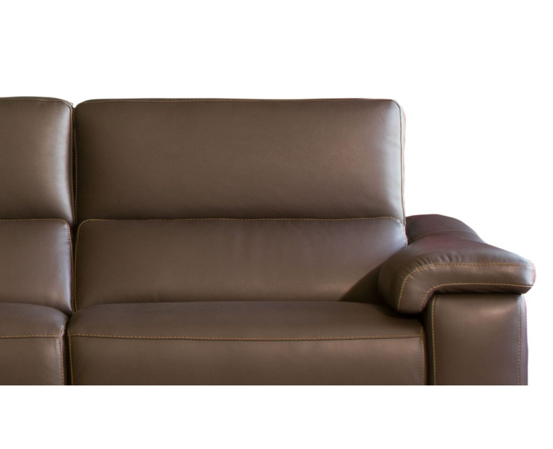 Sofá de piel MONTPELIER | Sofá de estilo contemporáneo | Sofahogar