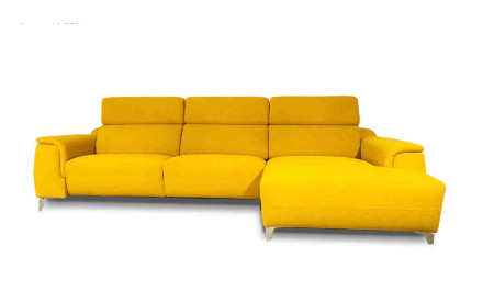 Chaise Longue Relax Eléctrico Moderna Piel Natural - ESTEFANIA