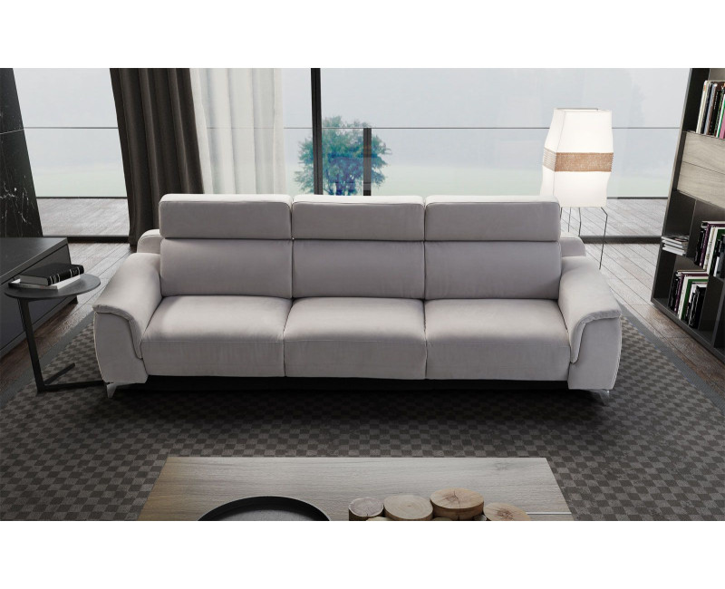 Chaise Longue Relax Eléctrico Moderna Piel Natural - ESTEFANIA