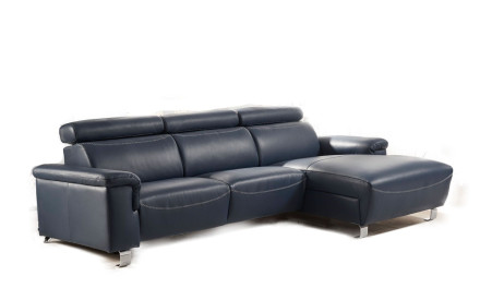 Chaise Longue Relax Eléctrico Piel Natural - modelo CONVER
