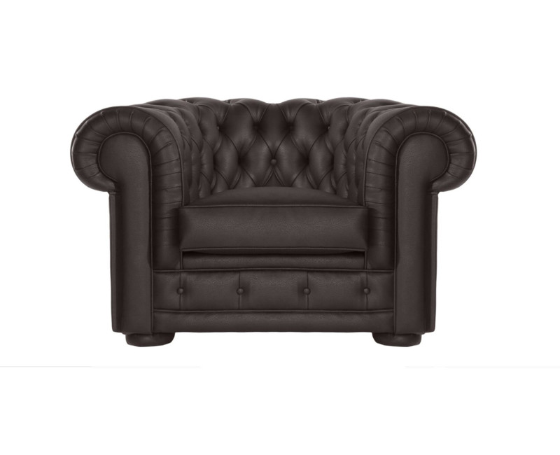 Sofá Chesterfield 3 Plazas Chester Piel Blanca Natural – Classic