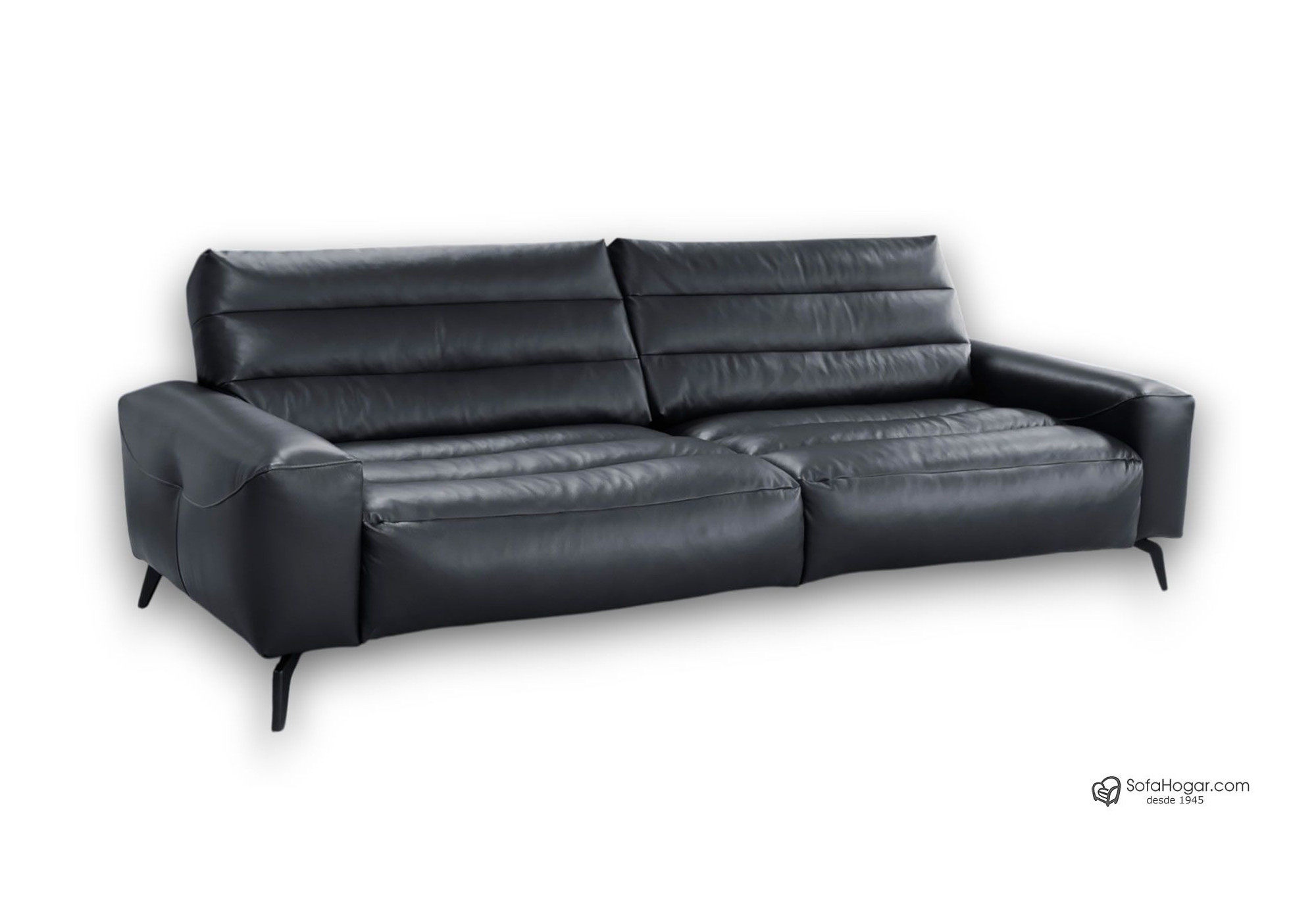Sofá de Piel con Pluma | Diseño Elegante y Máximo Confort