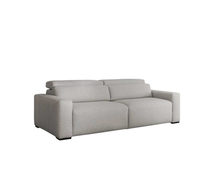 Sofá de Piel Moderno con Asiento Deslizante | Confort y Estilo.