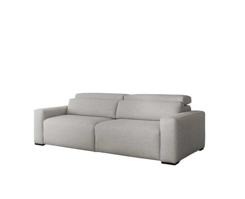Sofá de Piel Moderno con Asiento Deslizante | Confort y Estilo.