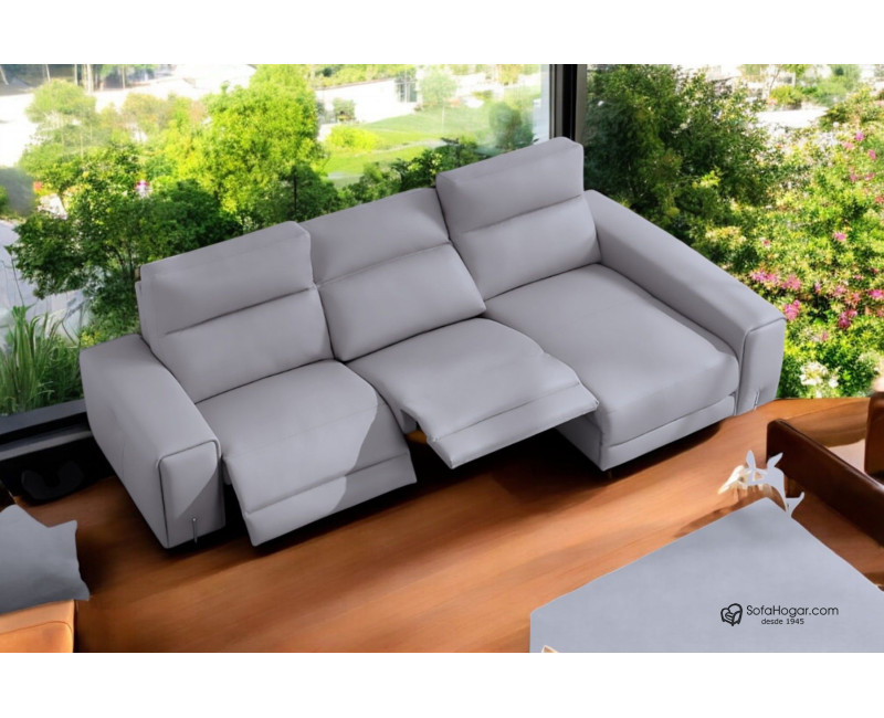 Compra Sofá Chaise Longue Relax en Piel Genuina | Envío Rápido.