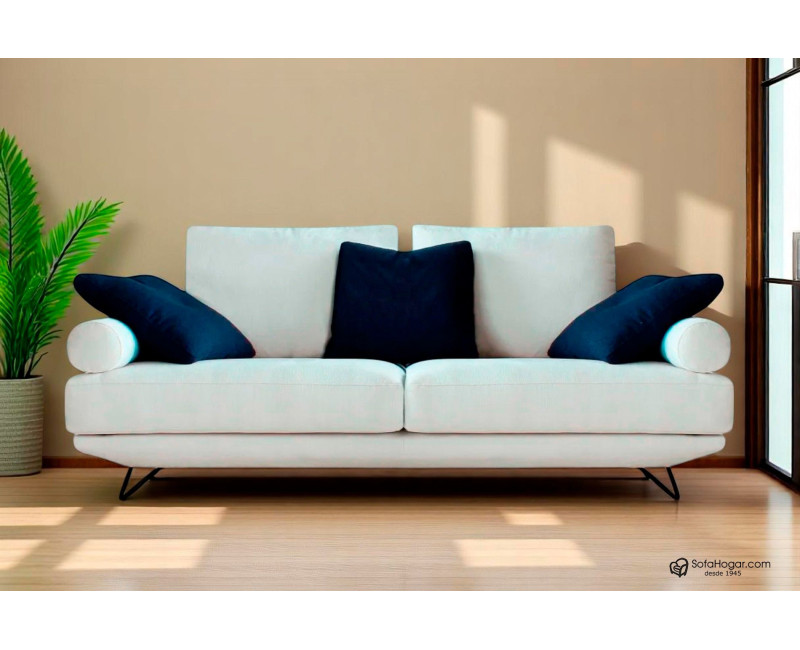 Sofá de Lujo Chaise Longue Curvo en Piel | Diseño Exclusivo y Elegante