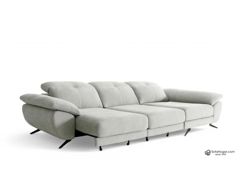 Sofá Chaise Longue Piel Natural – Carro Cama Estable HUGO
