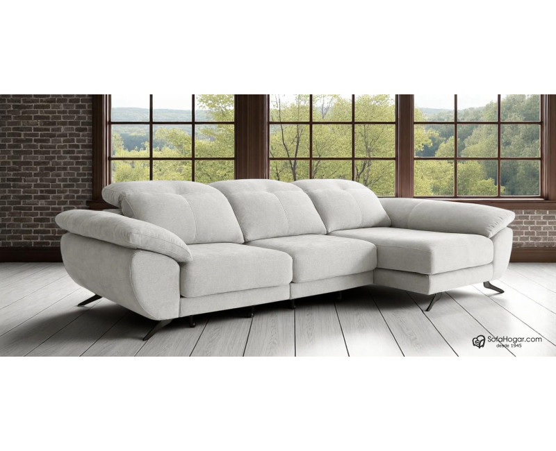 Sofá Chaise Longue Piel Natural – Carro Cama Estable HUGO