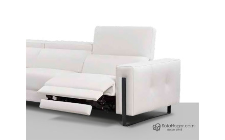 Sofá Moderno en Piel Natural – Modelo BRODY con Relax Opcional 2