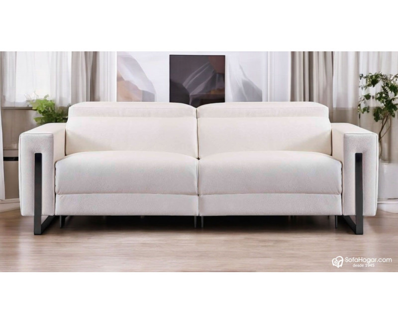 Sofá Moderno en Piel Natural – Modelo BRODY con Relax Opcional