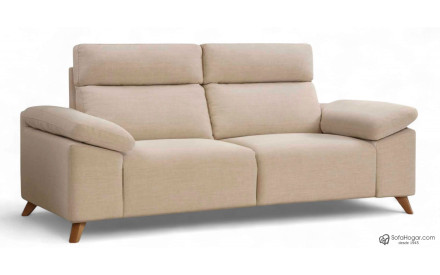 Sofá de piel GUIDO – Relax eléctrico o fijo, diseño contemporáneo y artesanía