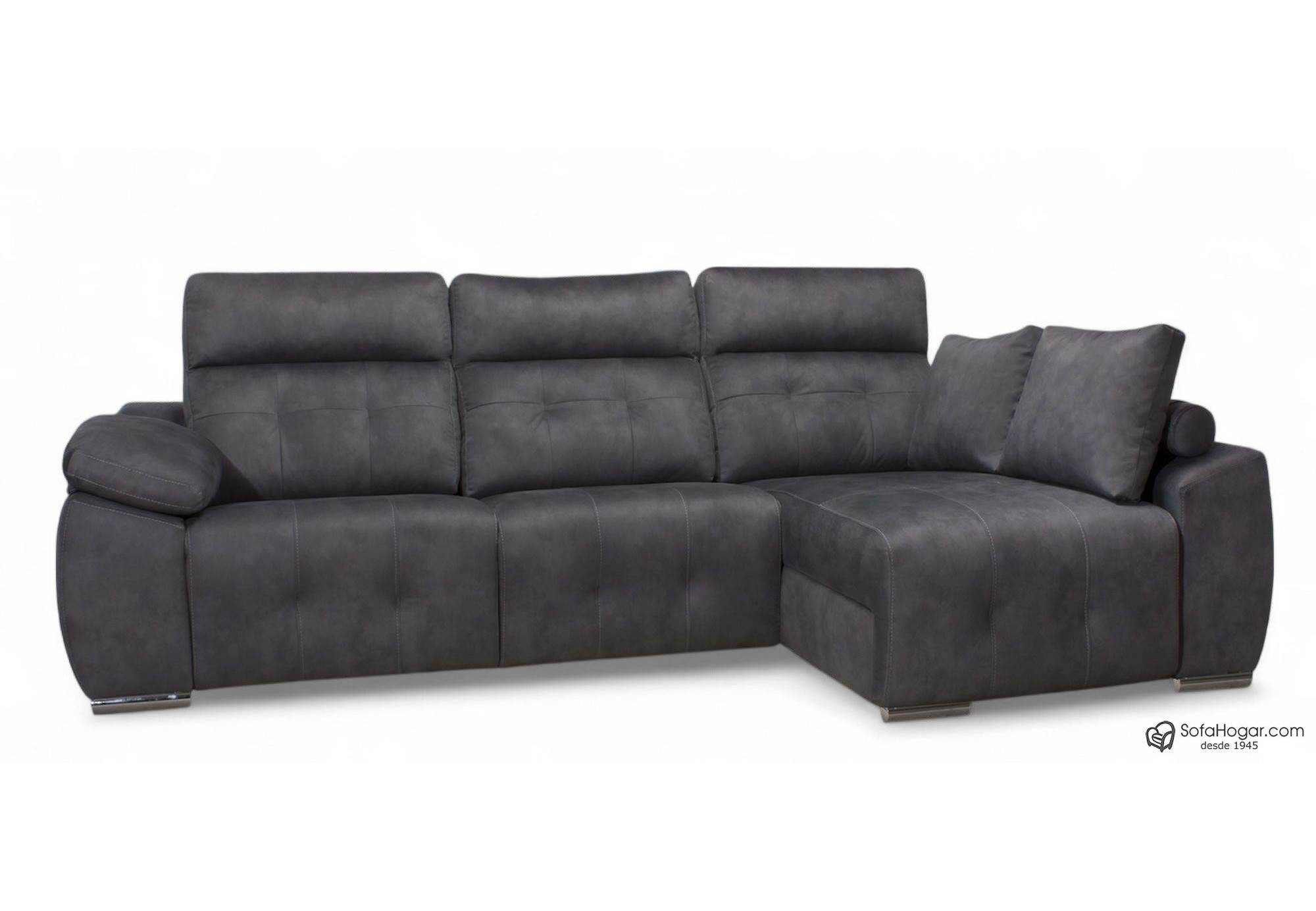 Sofá 3 plazas con chaiselongue relax eléctrico Crucero | Sofahogar