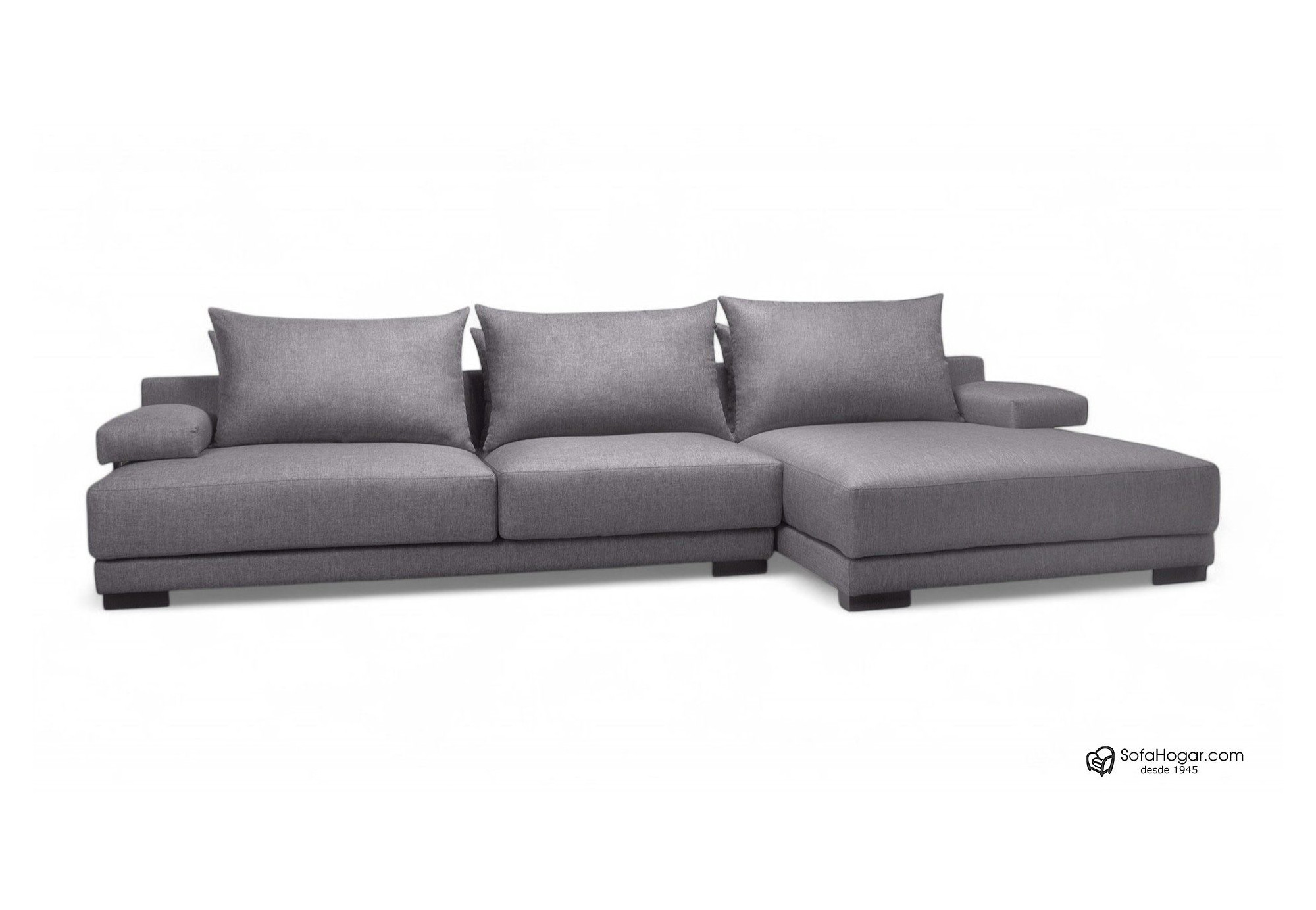 Sofá GADEA Chaise Longue – Moderno, Fijo y en Piel Natural