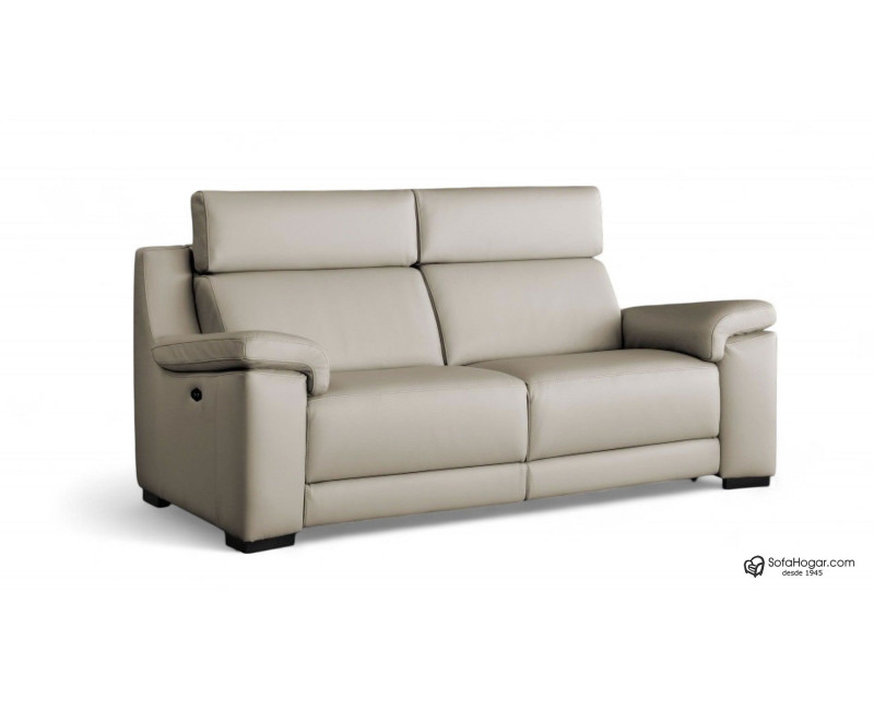 Sofá relax eléctrico o fijo en piel PICASSO | Comprar sofá relax