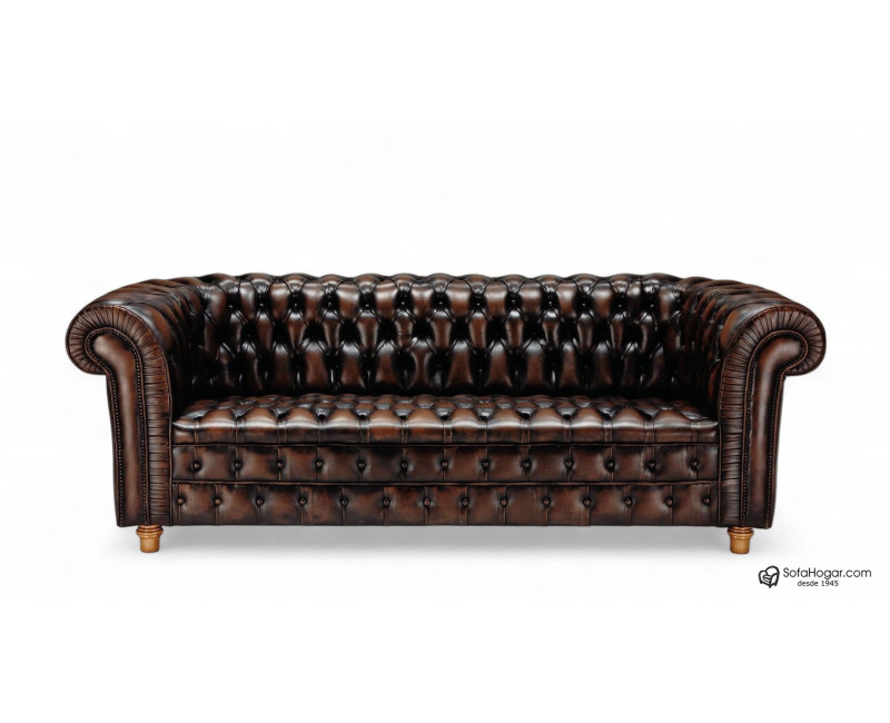 Sofá CHESTERFIELD de palacio capitoné con botones | Sofahogar