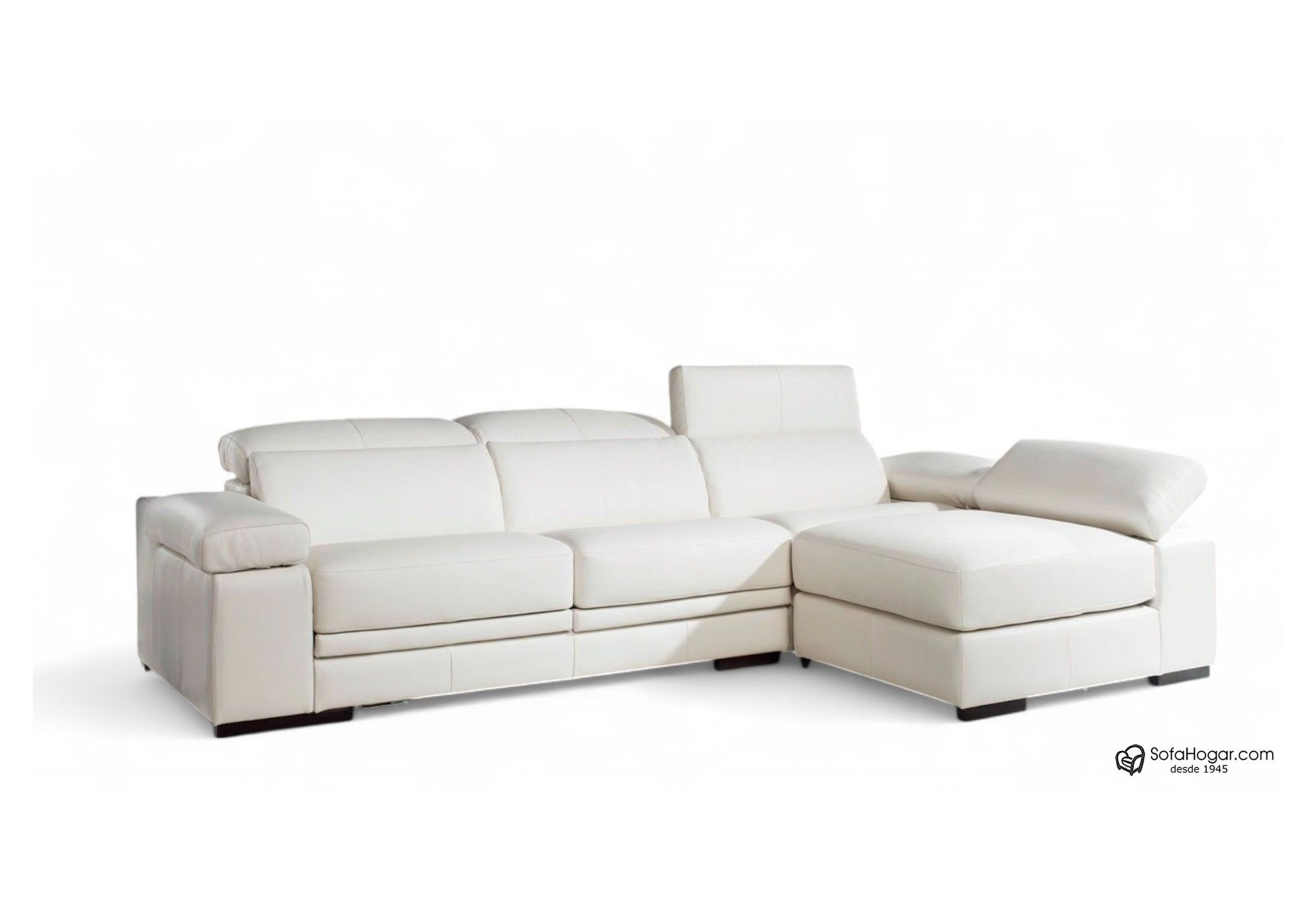 Chaise Longue Piel Natural asientos deslizantes GLORIO