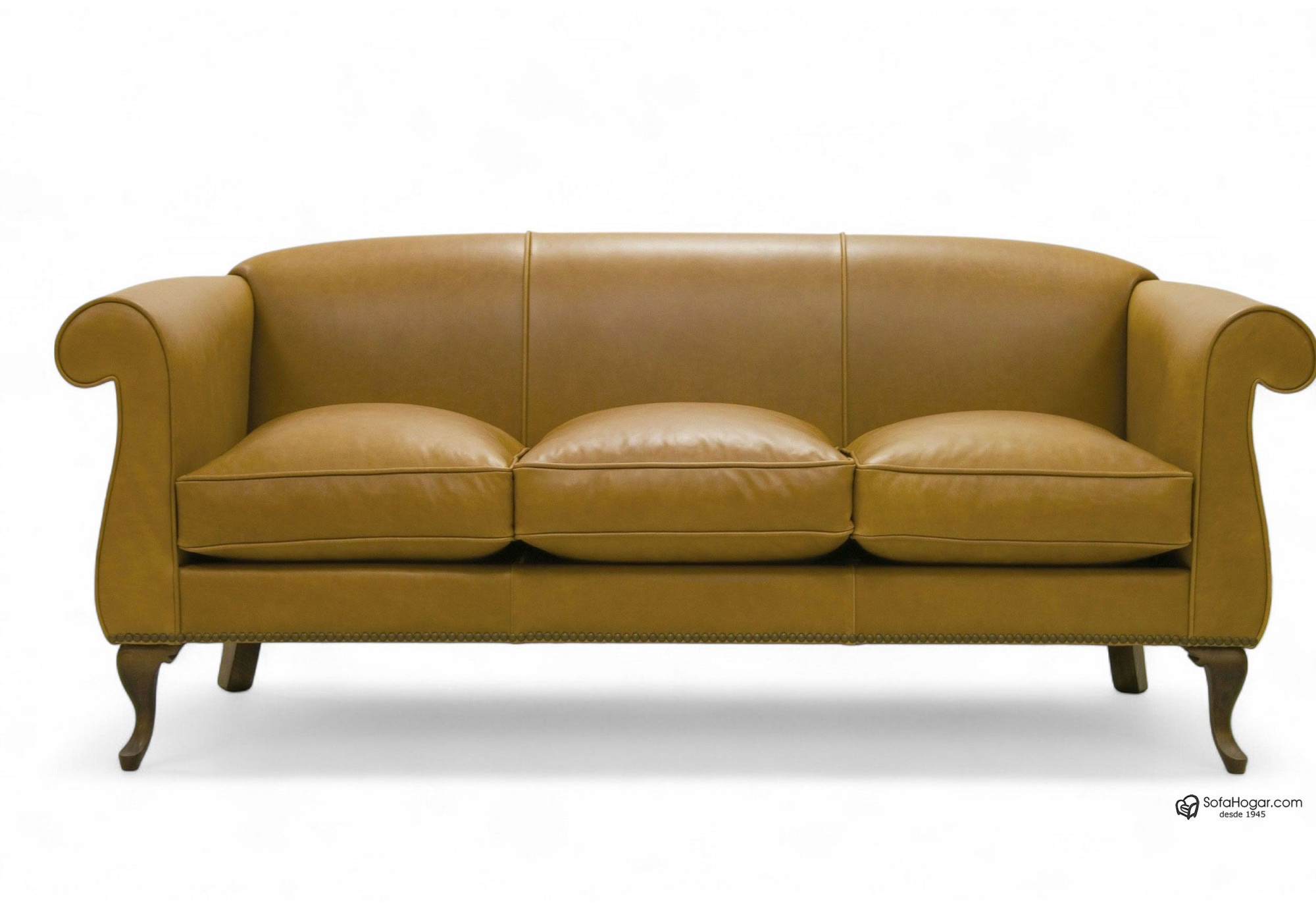 Sofá y sillón Valladolid en piel natural | Sofá y sillón de cuero