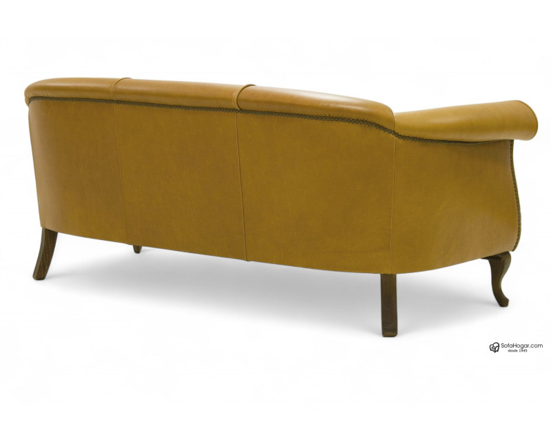 Sofá y sillón Valladolid en piel natural | Sofá y sillón de cuero