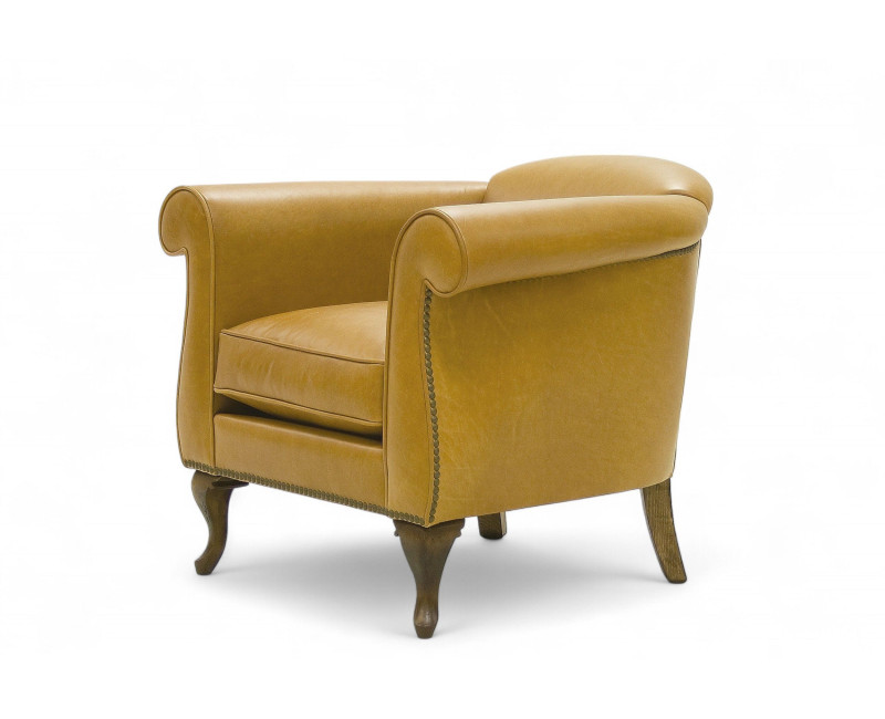Sofá y sillón Valladolid en piel natural | Sofá y sillón de cuero