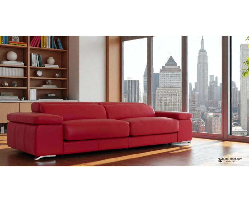 Sofá Chaiselongue y rinconera MISSOURI | Sofás de lujo de piel