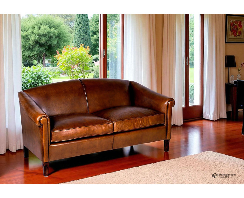 Sofá 2 plazas y sillón de piel Castillo | Sofá y sillón de piel online