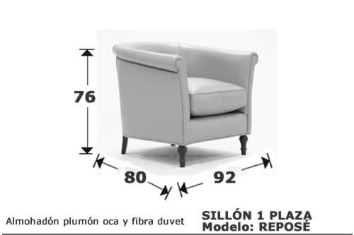 (157) Sillon1p 92cm