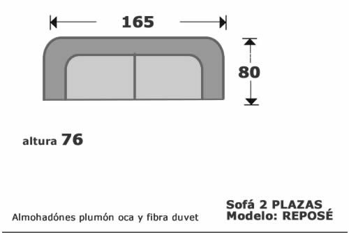 (157) Sofa 2P 165cm