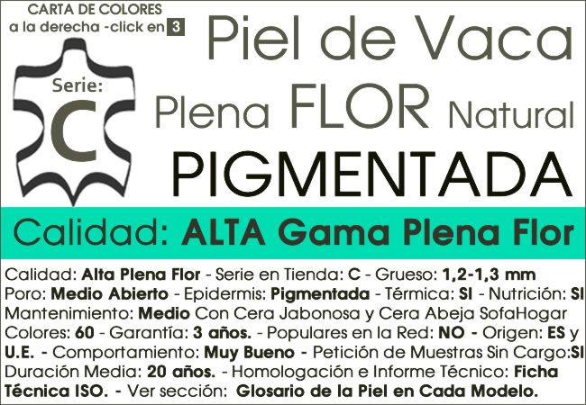 Vaca Plena Flor Natural Pigmentada C